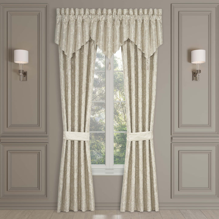 Celine Champagne Ascot Window Valance Window Valances By J. Queen New York