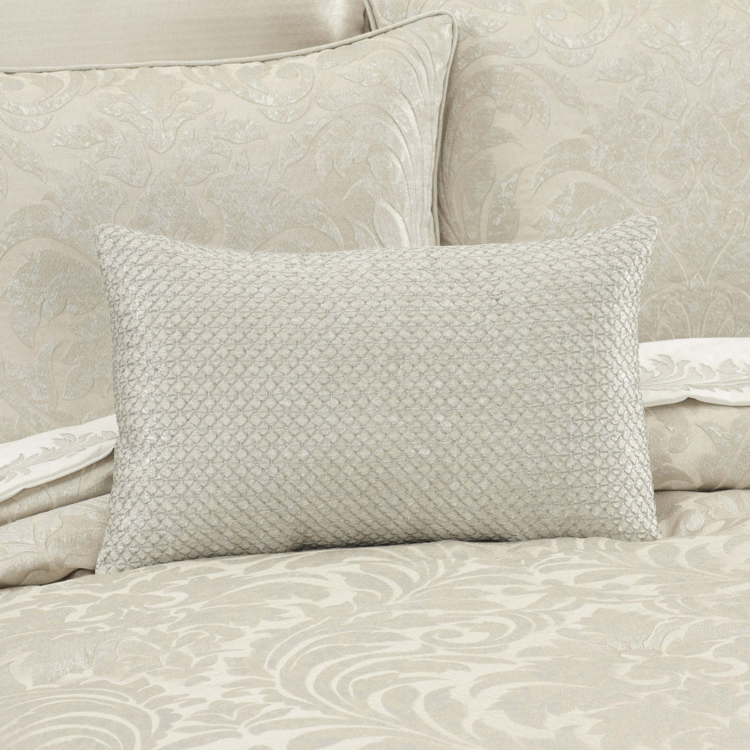 Celine Champagne Boudoir Decorative Throw Pillow 21" x 13" Throw Pillows By J. Queen New York