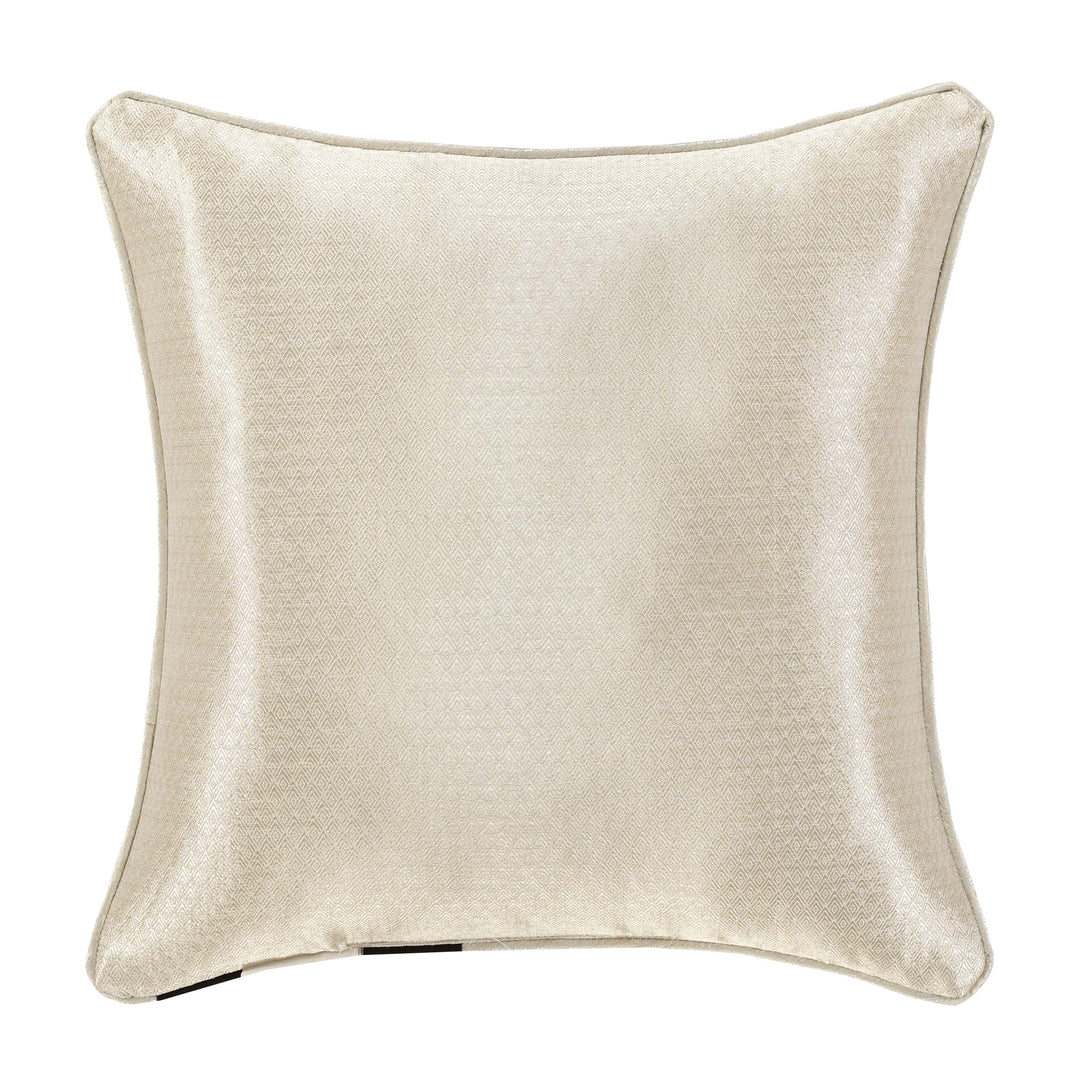 Celine Champagne Square Decorative Throw Pillow 20" x 20" Throw Pillows By J. Queen New York