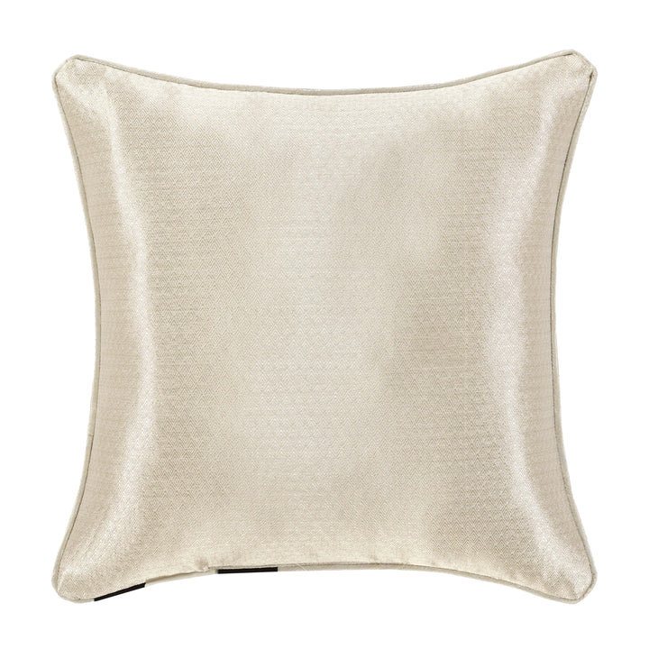 Celine Champagne Square Decorative Throw Pillow 20" x 20" Throw Pillows By J. Queen New York
