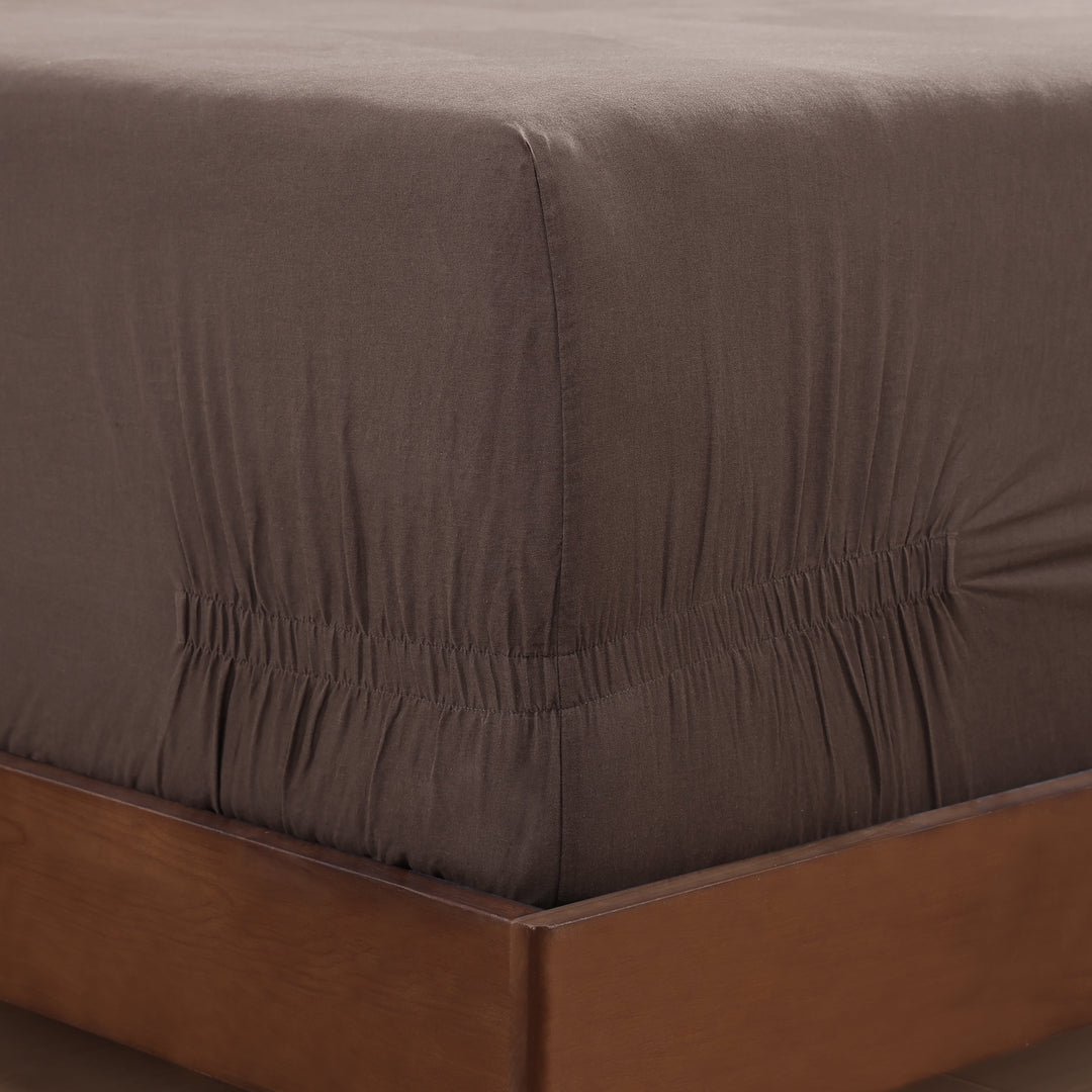 Egyptian Cotton-European Linen Fitted Sheet Fitted Sheet By Pure Parima