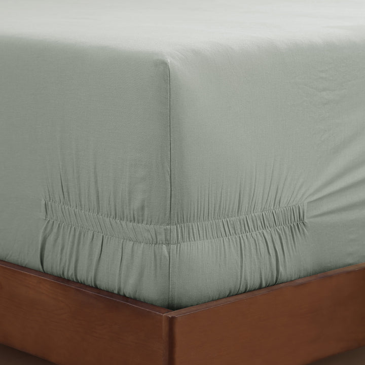 Egyptian Cotton-European Linen Fitted Sheet Fitted Sheet By Pure Parima
