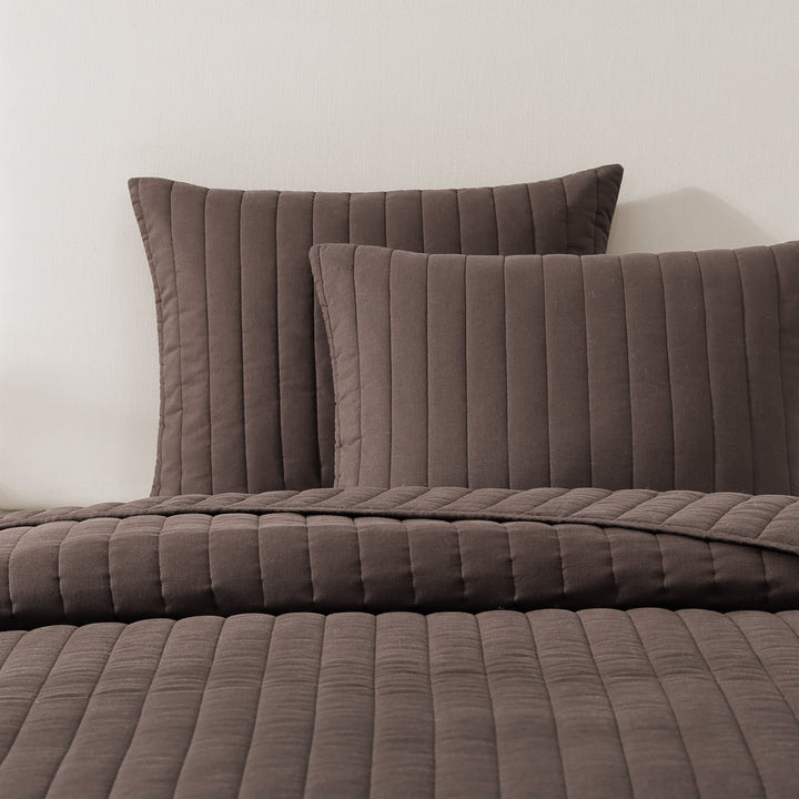 Egyptian Cotton-European Linen Quilt Set Coverlet By Pure Parima