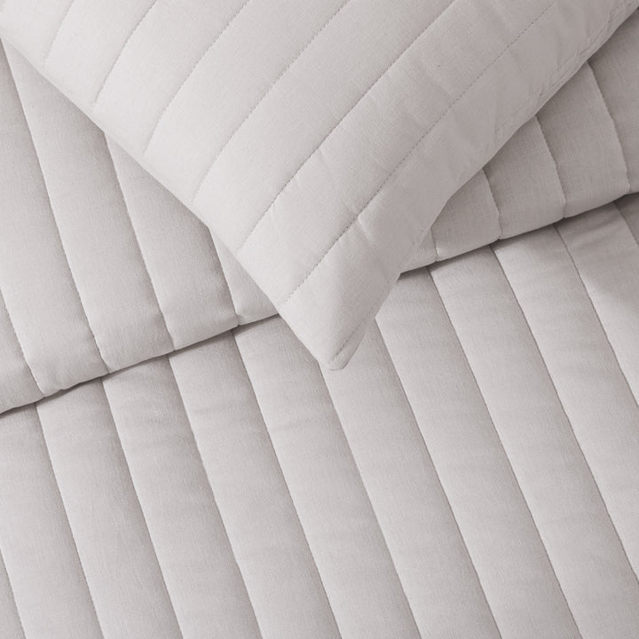 Egyptian Cotton-European Linen Quilt Set Coverlet By Pure Parima