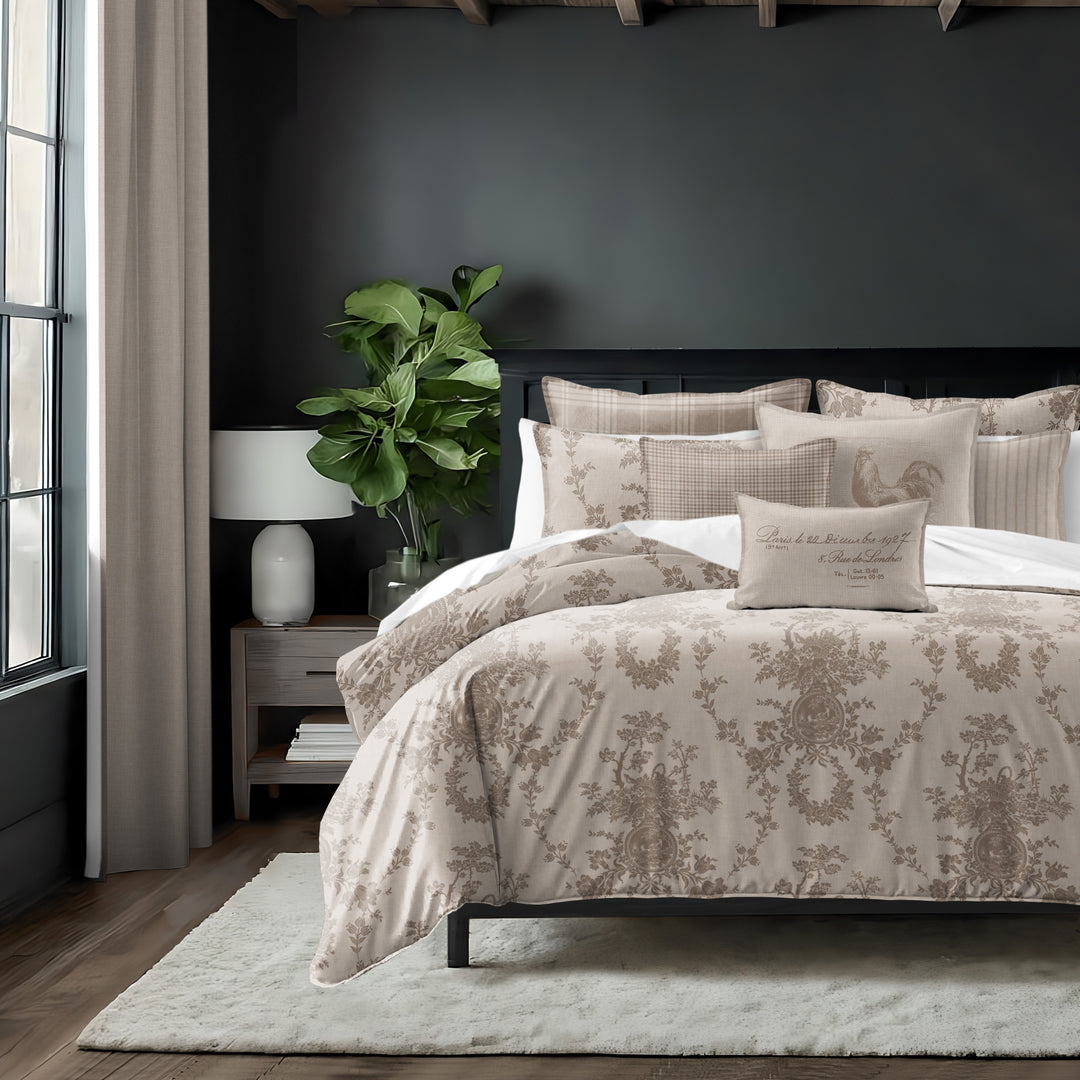 Country Lane Natural 8 Piece Duvet Cover Set Duvet Covers By Colcha Linens