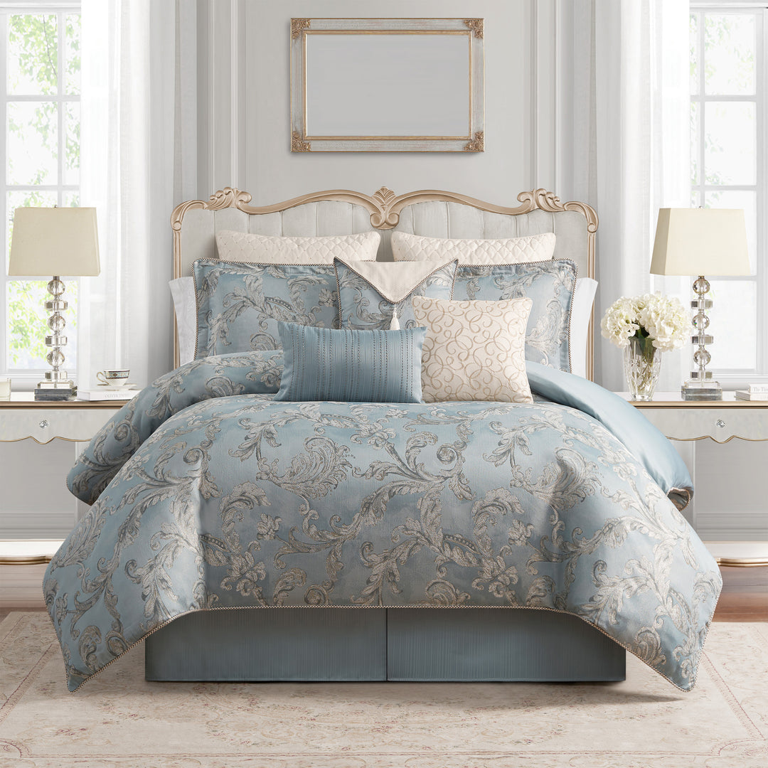 Cranfield Sea Green 6 Piece Comforter Set Comforter Sets By Waterford