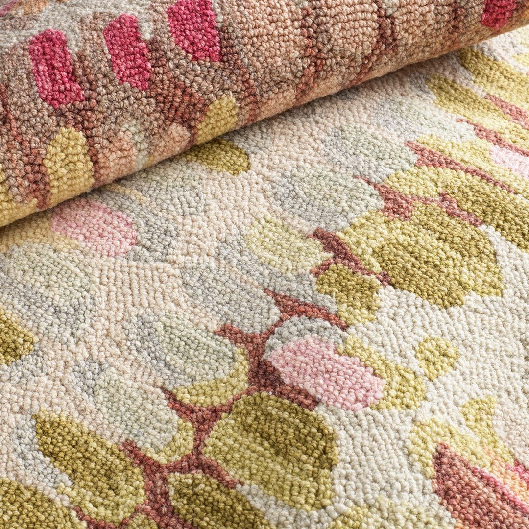 Paint Chip Pastel Hand Micro Hooked Wool Rug Rug By Annie Selke