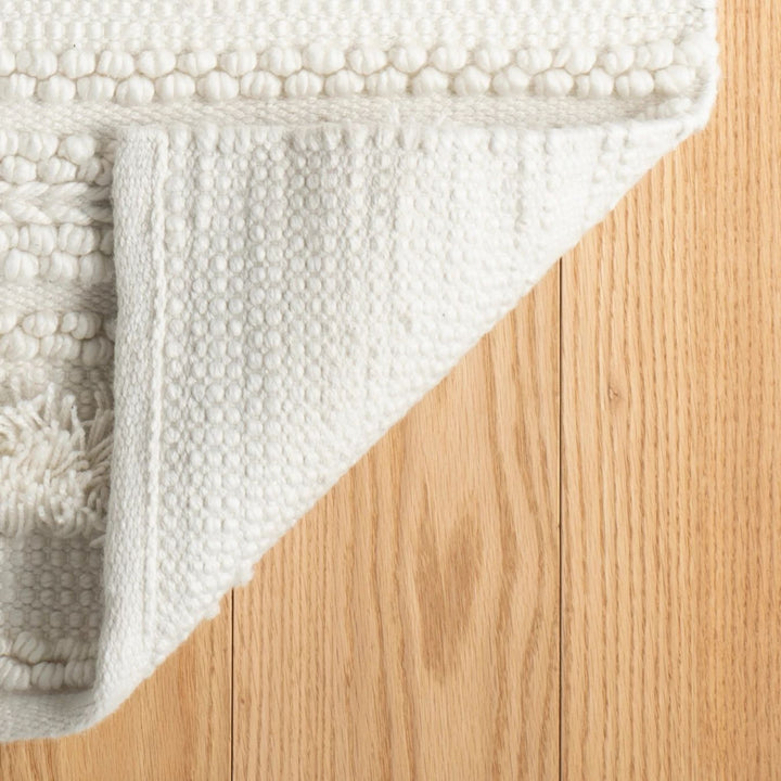 Zhara Stripe Ivory Handwoven Performance Rug Rug By Annie Selke