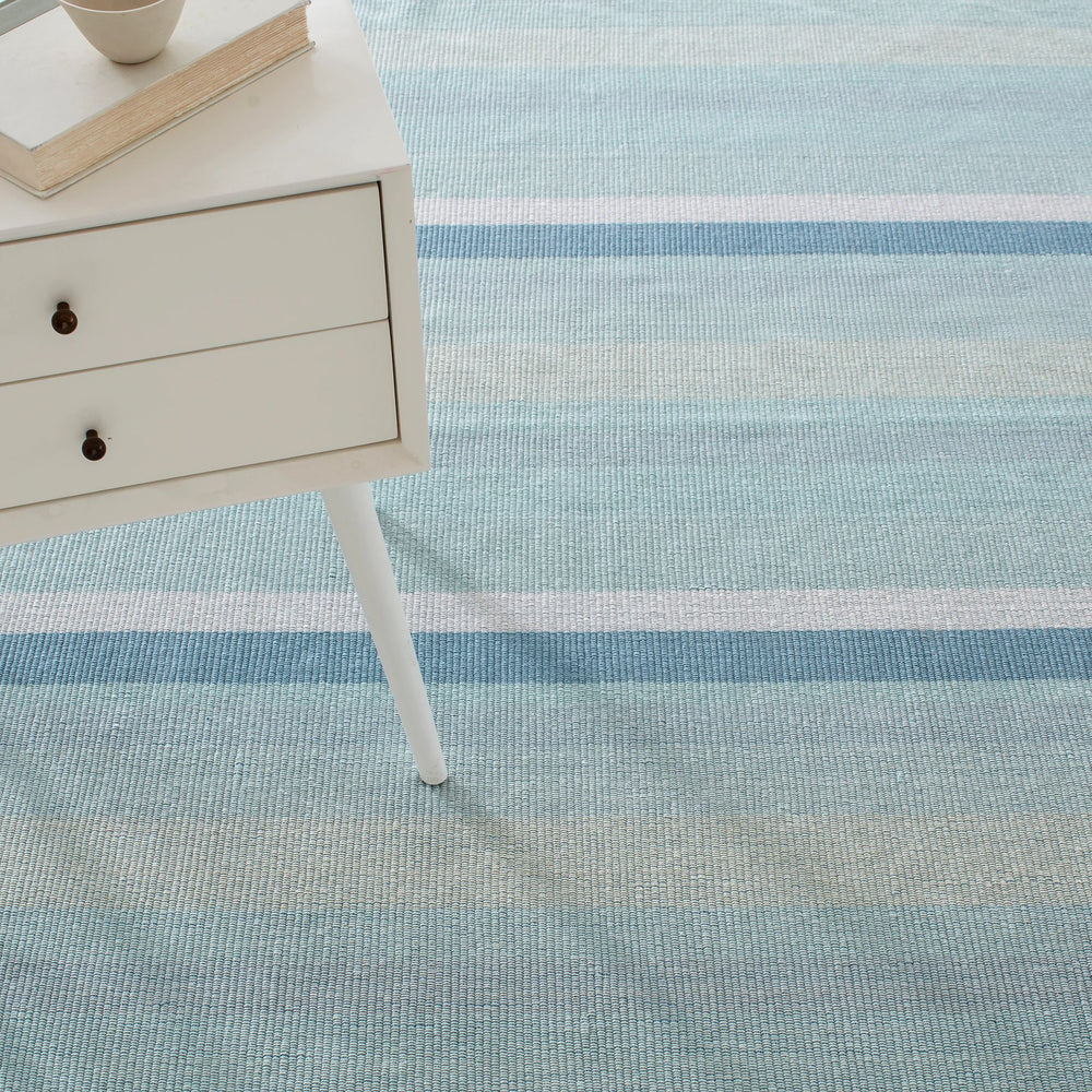 Shore Stripe Handwoven Cotton Rug Rug By Annie Selke