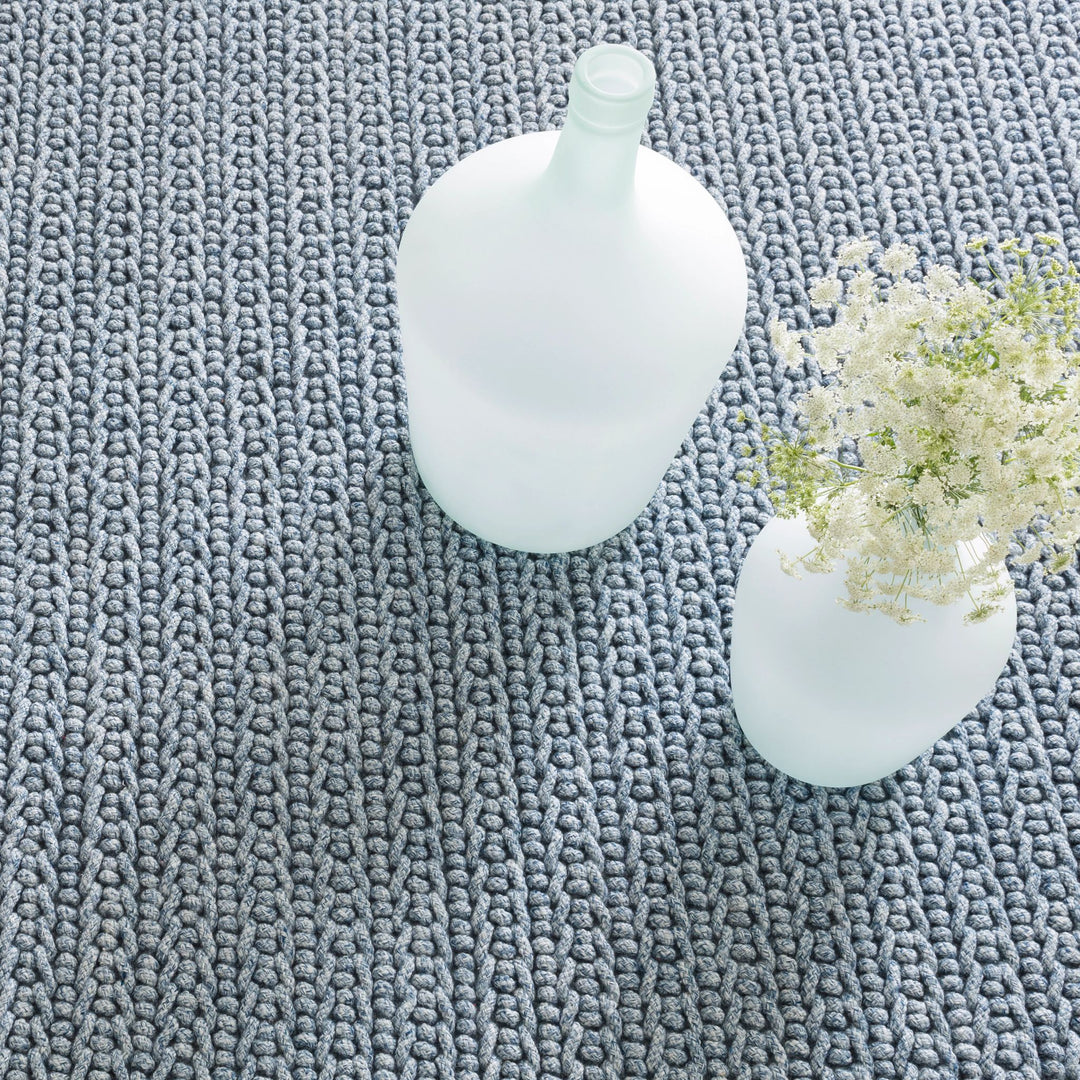 Veranda Denim Handwoven Performance Rug Rug By Annie Selke