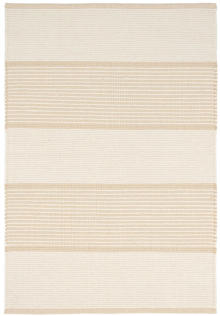 La Mirada Wheat Handwoven Cotton Rug Rug By Annie Selke