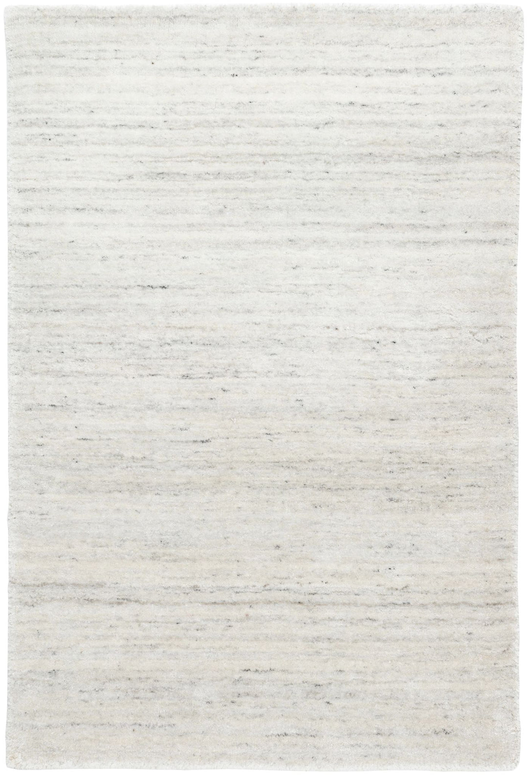 Nordic White Hand Loom Knotted Performance Rug Rug By Annie Selke
