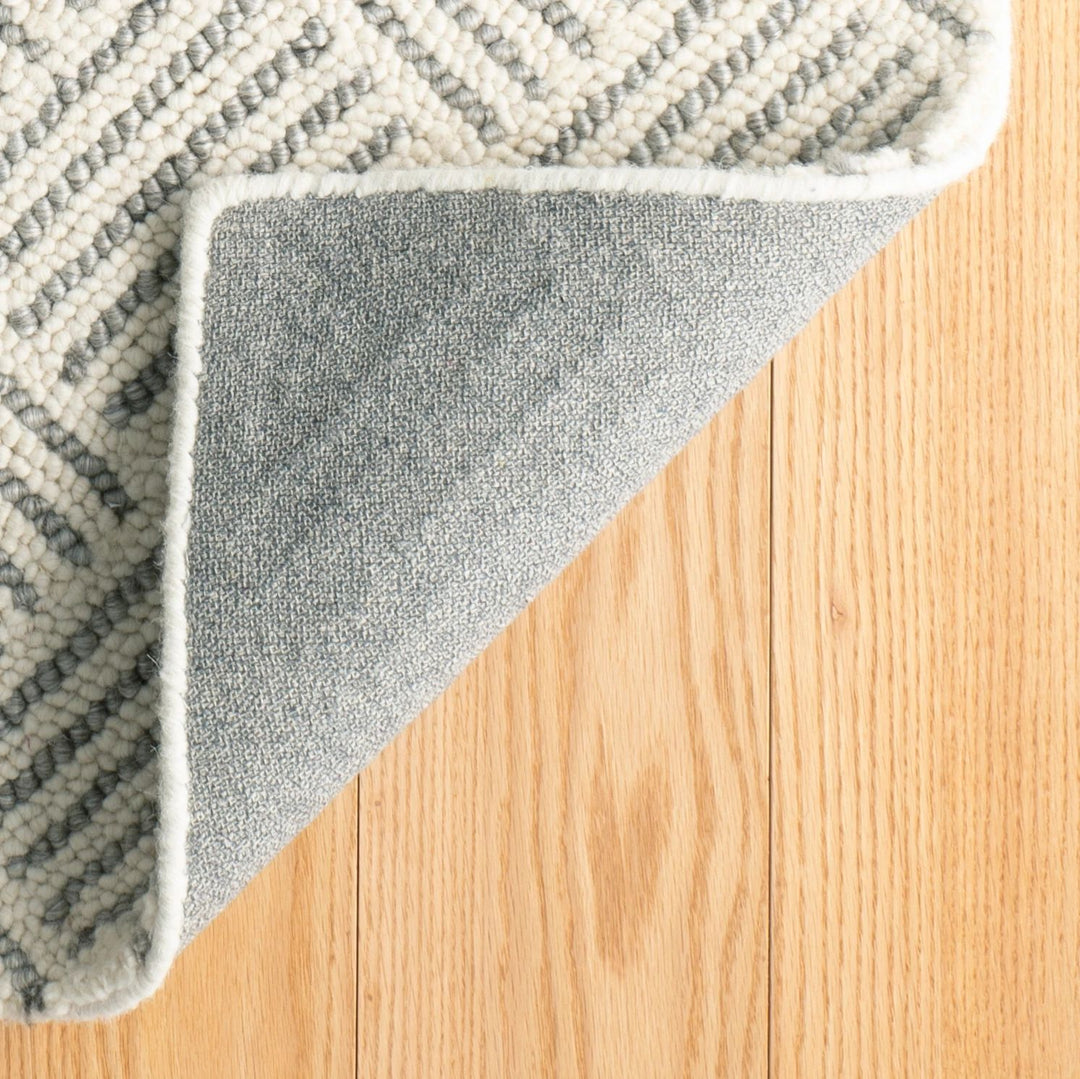 Layers Grey Hand Hooked Wool Rug Rug By Annie Selke