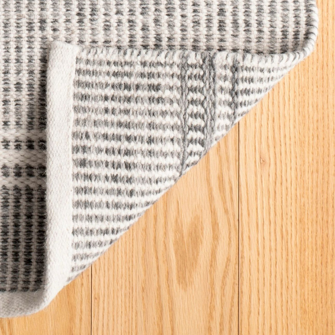 Malta Grey Handwoven Wool Rug Rug By Annie Selke