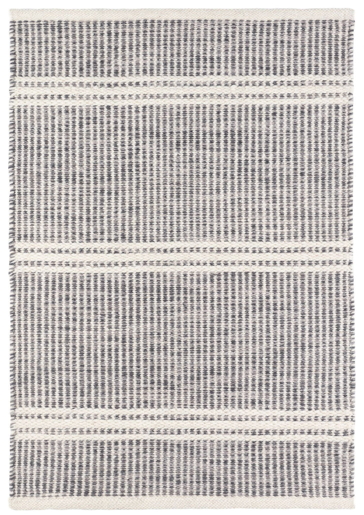 Malta Grey Handwoven Wool Rug Rug By Annie Selke