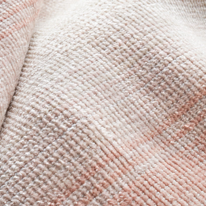 Pandora Pink Hand Loom Knotted Rug Rug By Annie Selke