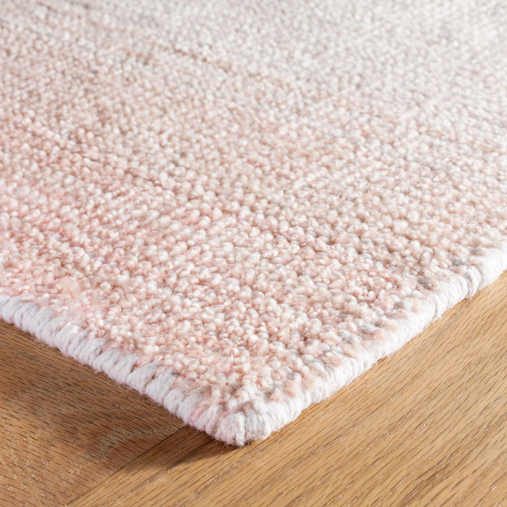 Pandora Pink Hand Loom Knotted Rug Rug By Annie Selke