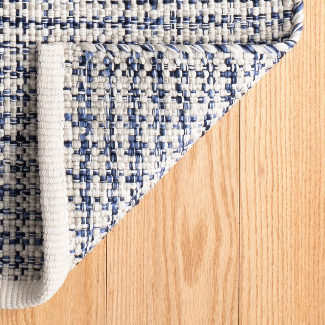 Journey Blue Handwoven Indoor/Outdoor Rug Rug By Annie Selke