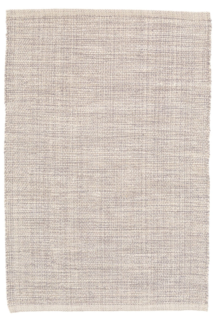 Marled Grey Handwoven Cotton Rug Rug By Annie Selke