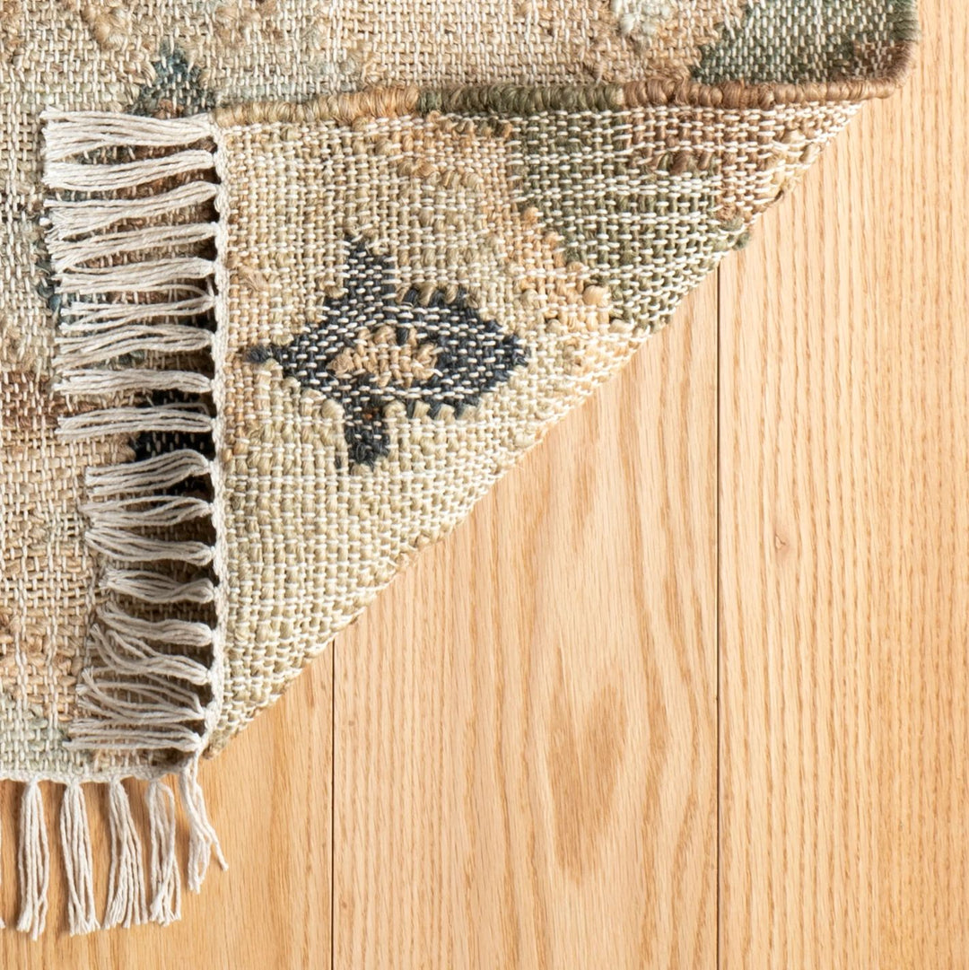 Pali Blue Handwoven Jute Rug Rug By Annie Selke