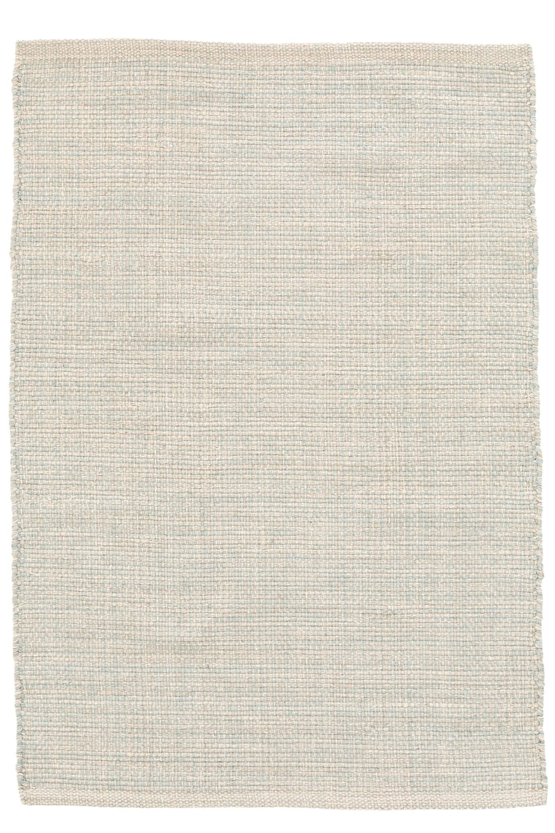 Marled Light Blue Handwoven Cotton Rug Rug By Annie Selke