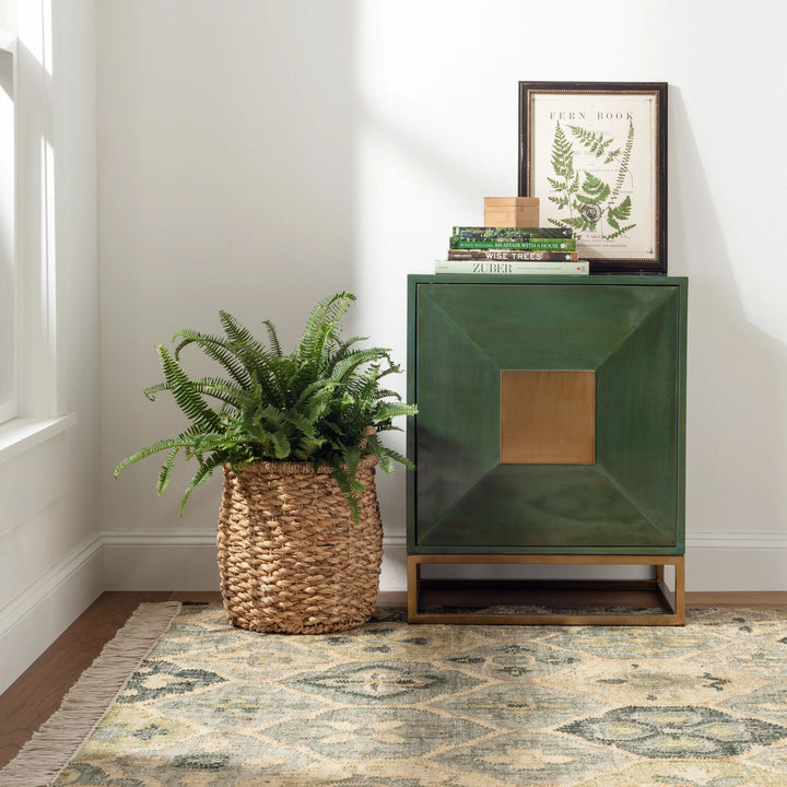 Pali Evergreen Handwoven Jute Rug Rug By Annie Selke