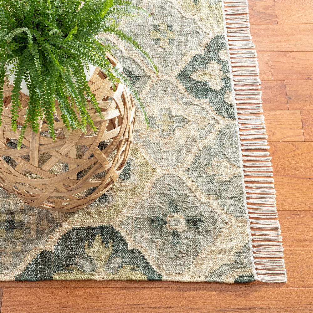Pali Evergreen Handwoven Jute Rug Rug By Annie Selke