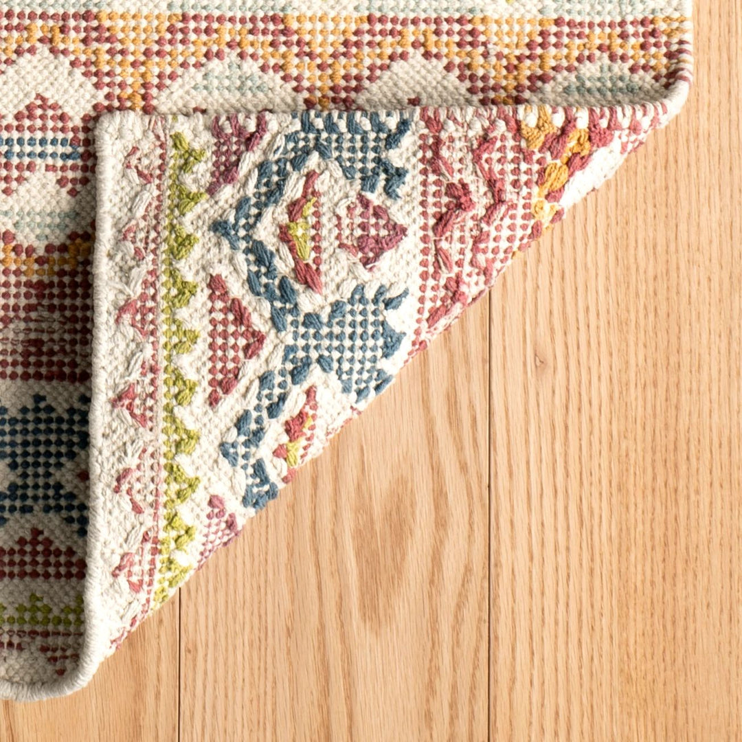 Stony Brook Multi Hand Loom Knotted Cotton Rug Rug By Annie Selke