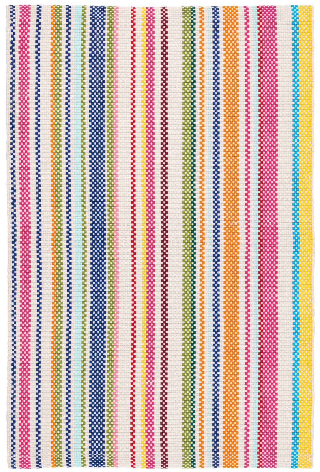 Summer Stripe Handwoven Indoor/Outdoor Rug Rug By Annie Selke