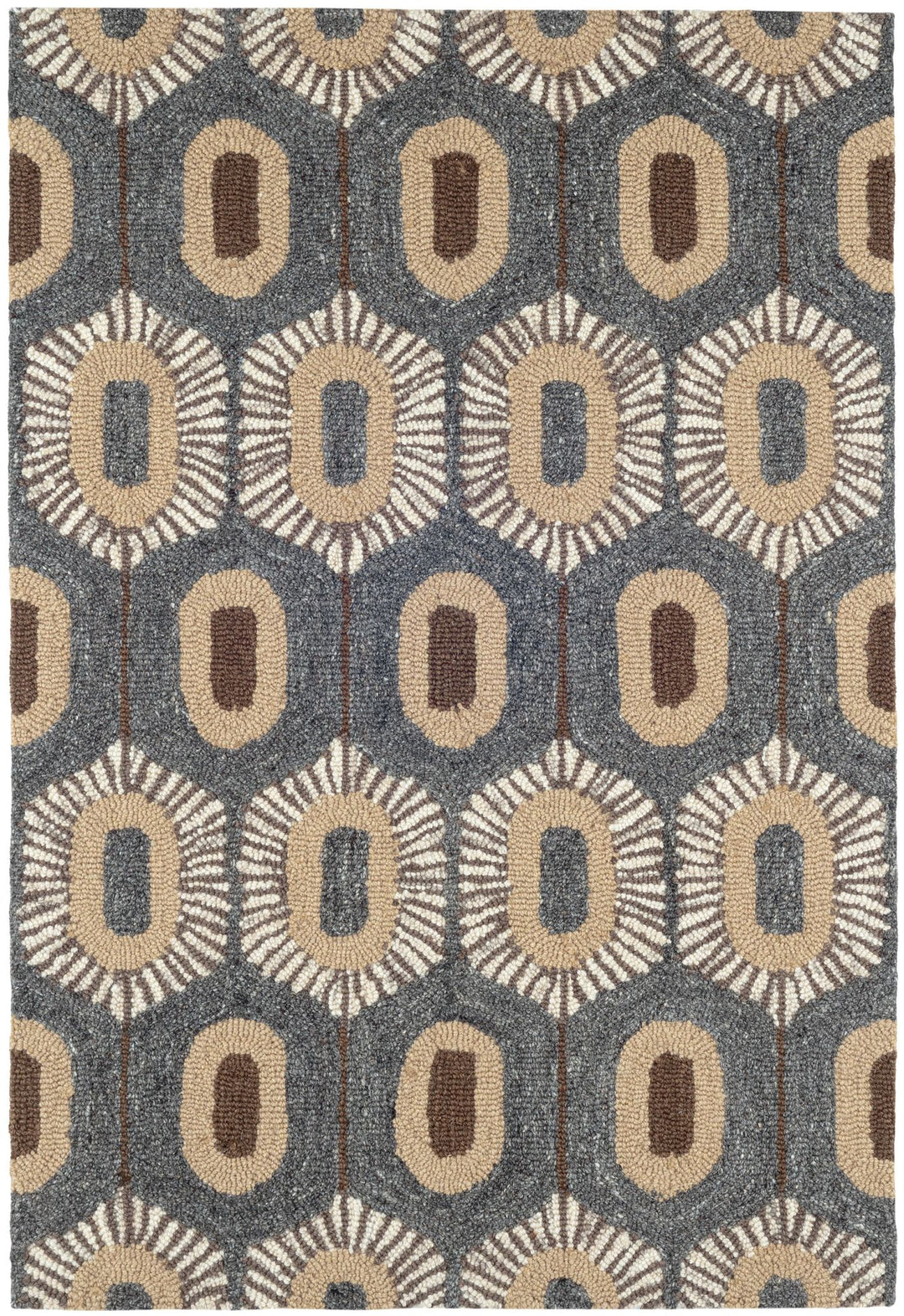 Stowe Hand Micro Hooked Wool Rug Rug By Annie Selke