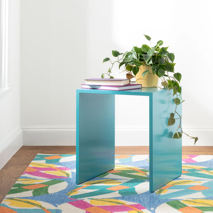 Lily Pad Spring Hand Micro Hooked Wool Rug Rug By Annie Selke