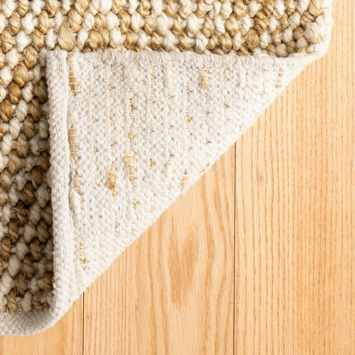 Meghan Ivory/Natural Handwoven Jute Rug Rug By Annie Selke