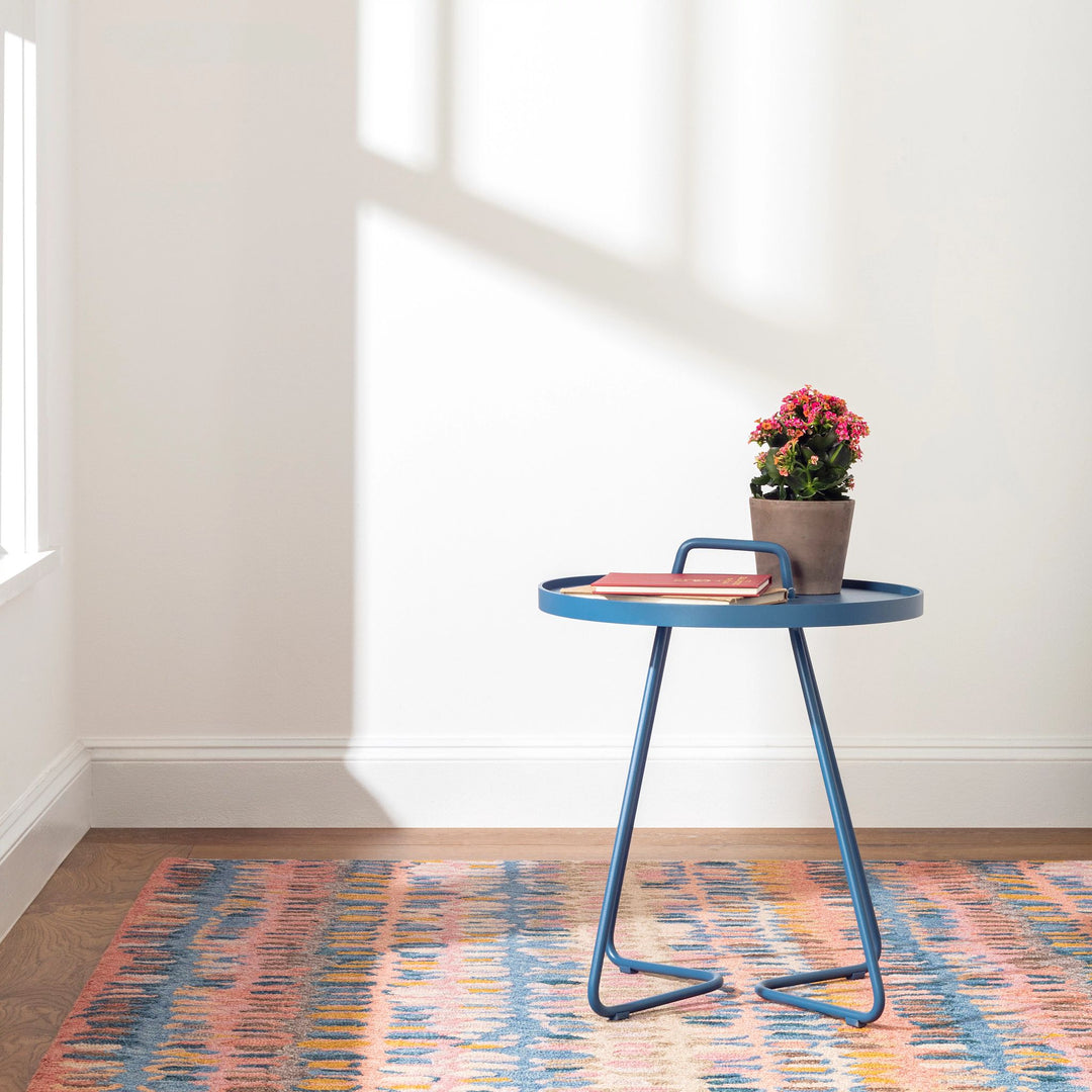 Paint Chip Coral Hand Micro Hooked Wool Rug Rug By Annie Selke