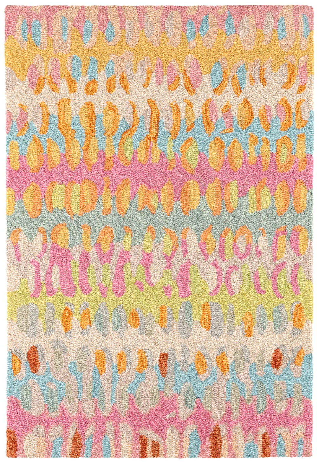 Paint Chip Confetti Hand Micro Hooked Wool Rug Rug By Annie Selke