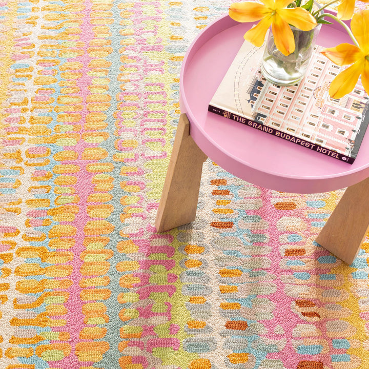 Paint Chip Confetti Hand Micro Hooked Wool Rug Rug By Annie Selke