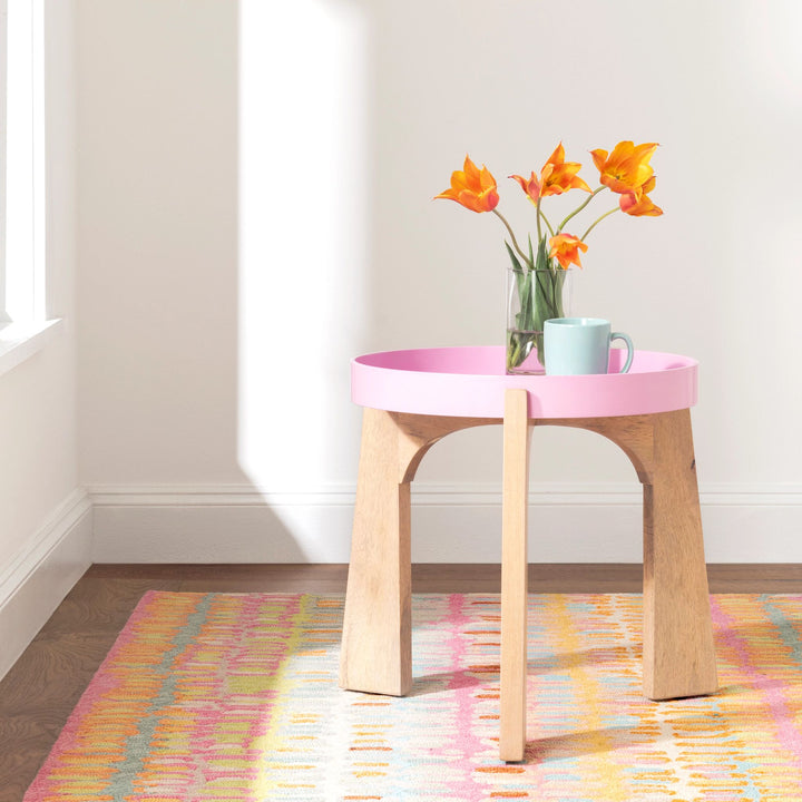 Paint Chip Confetti Hand Micro Hooked Wool Rug Rug By Annie Selke