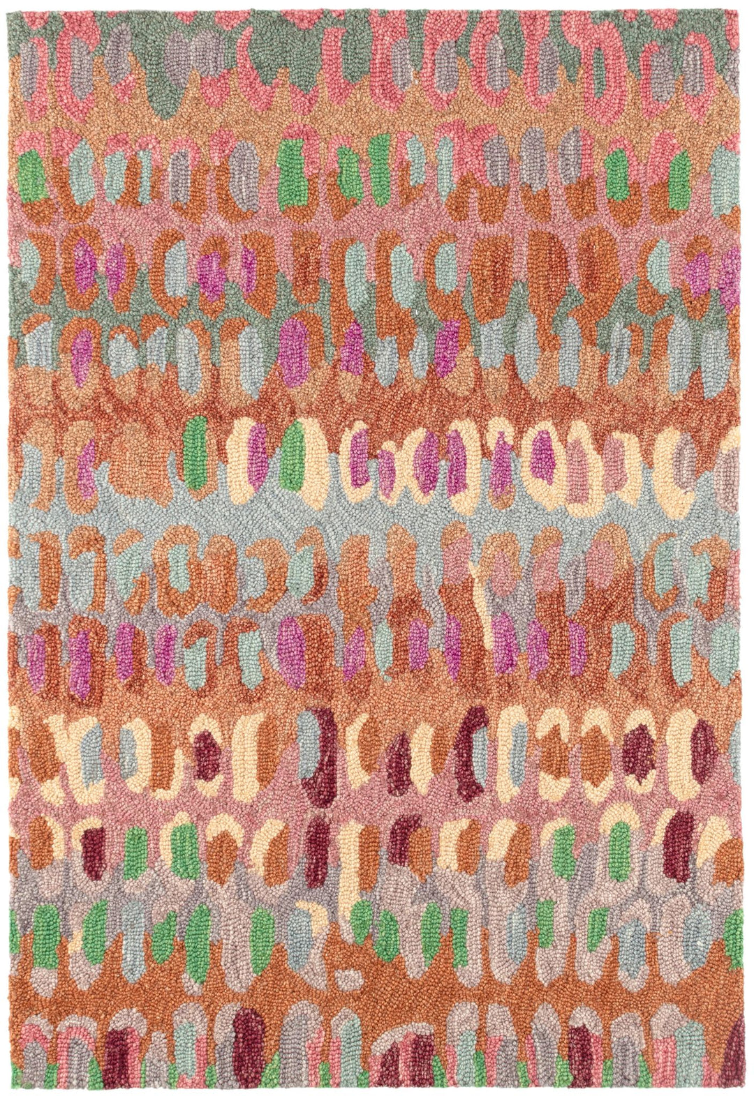 Paint Chip Clay Hand Micro Hooked Wool Rug Rug By Annie Selke