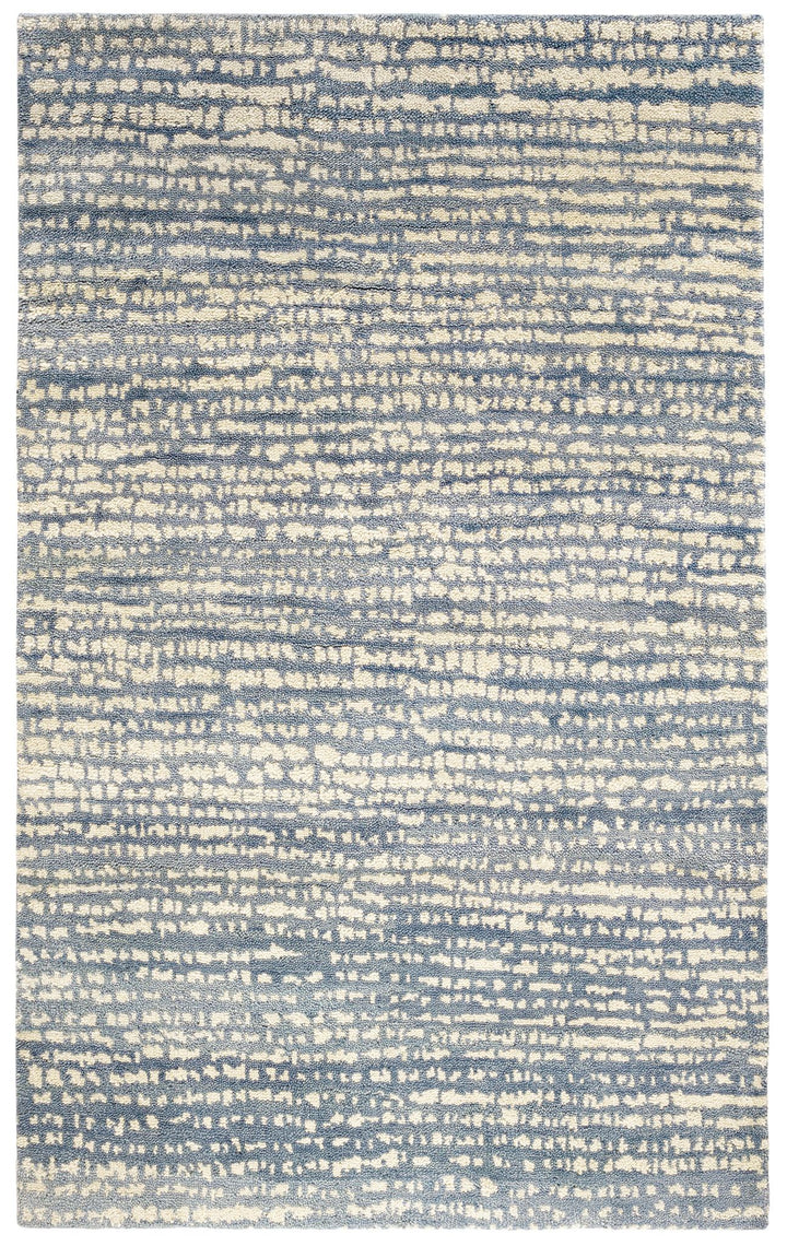 Shepherd Pewter Blue Hand Knotted Wool Rug Rug By Annie Selke
