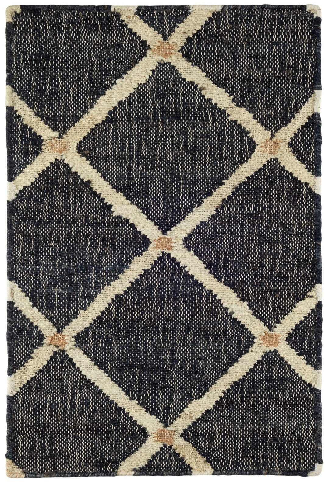 Kali Black Handwoven Jute Rug Rug By Annie Selke