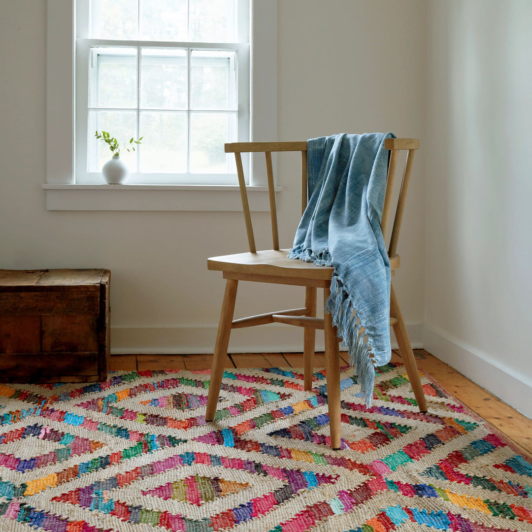 Tetra Chindi Multi Handwoven Jute Rug Rug By Annie Selke