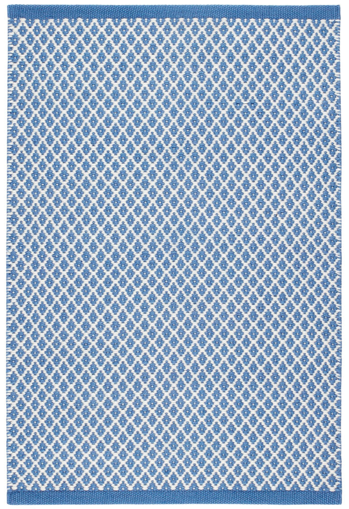 Mainsail French Blue Handwoven Indoor/Outdoor Rug Rug By Annie Selke