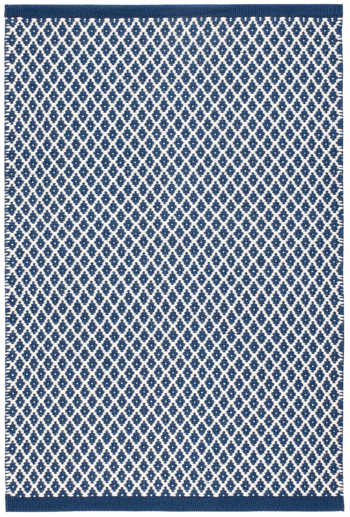 Mainsail Navy Handwoven Indoor/Outdoor Rug Rug By Annie Selke