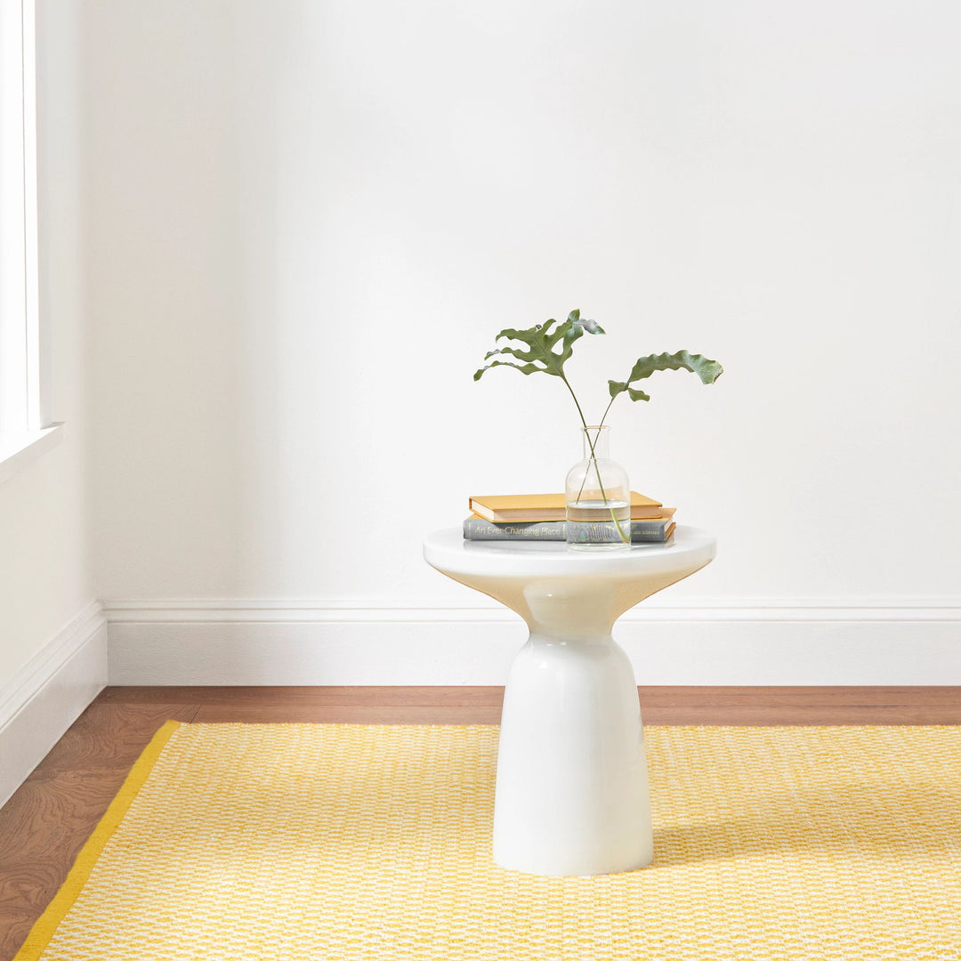 Mainsail Yellow Handwoven Indoor/Outdoor Rug Rug By Annie Selke