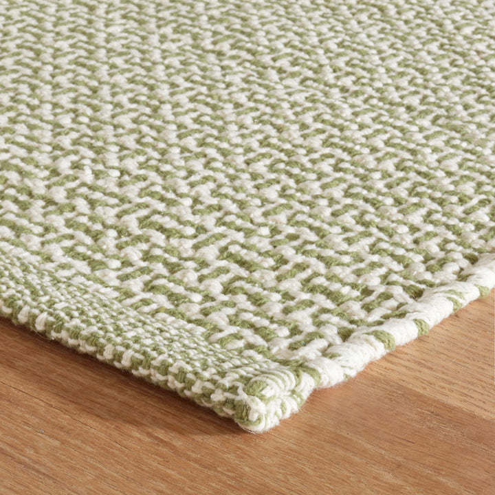 Miss Muffet Olive Handwoven Cotton Rug Rug By Annie Selke