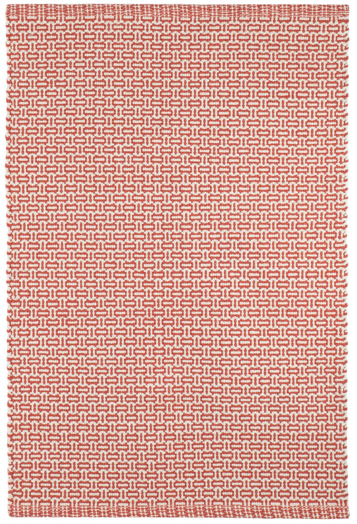 Miss Muffet Paprika Handwoven Cotton Rug Rug By Annie Selke