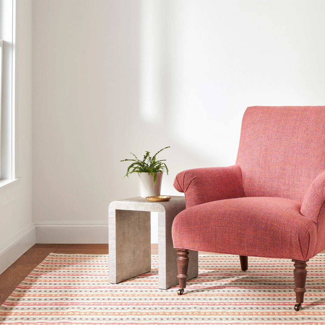 Long Slade Spice Handwoven Cotton Rug Rug By Annie Selke