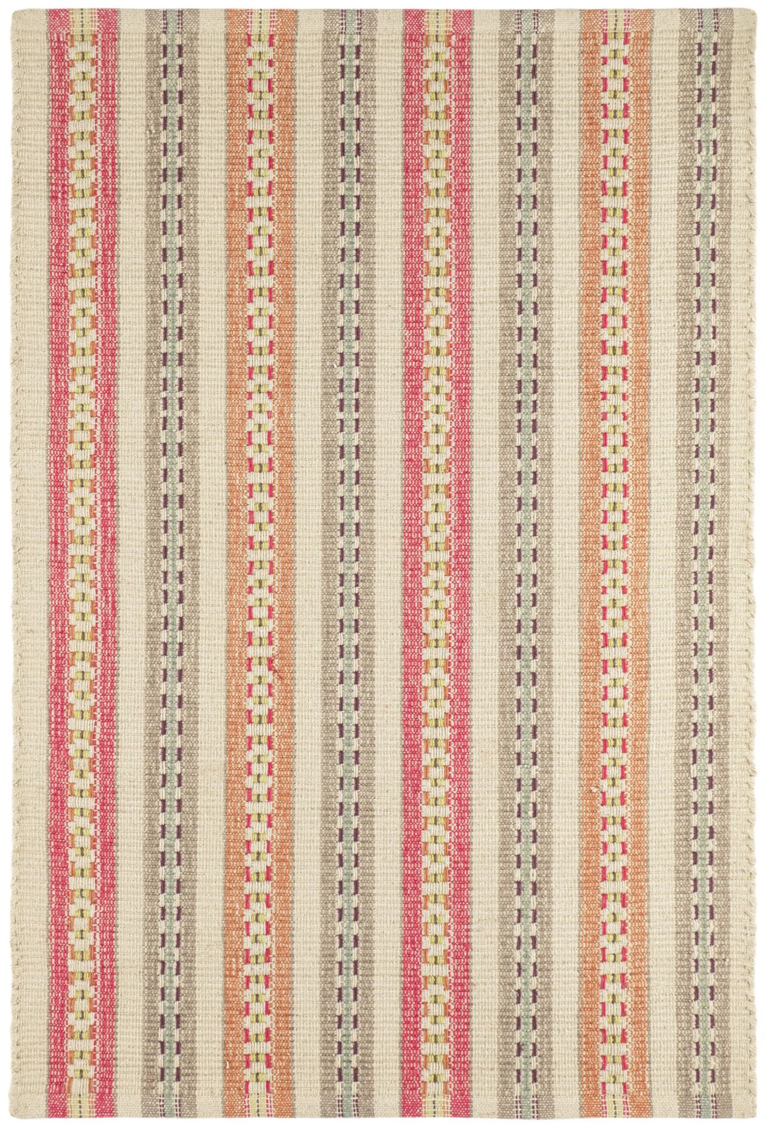 Long Slade Spice Handwoven Cotton Rug Rug By Annie Selke