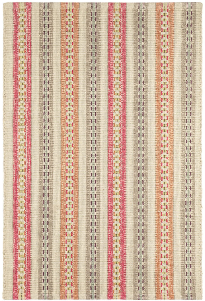 Long Slade Spice Handwoven Cotton Rug Rug By Annie Selke