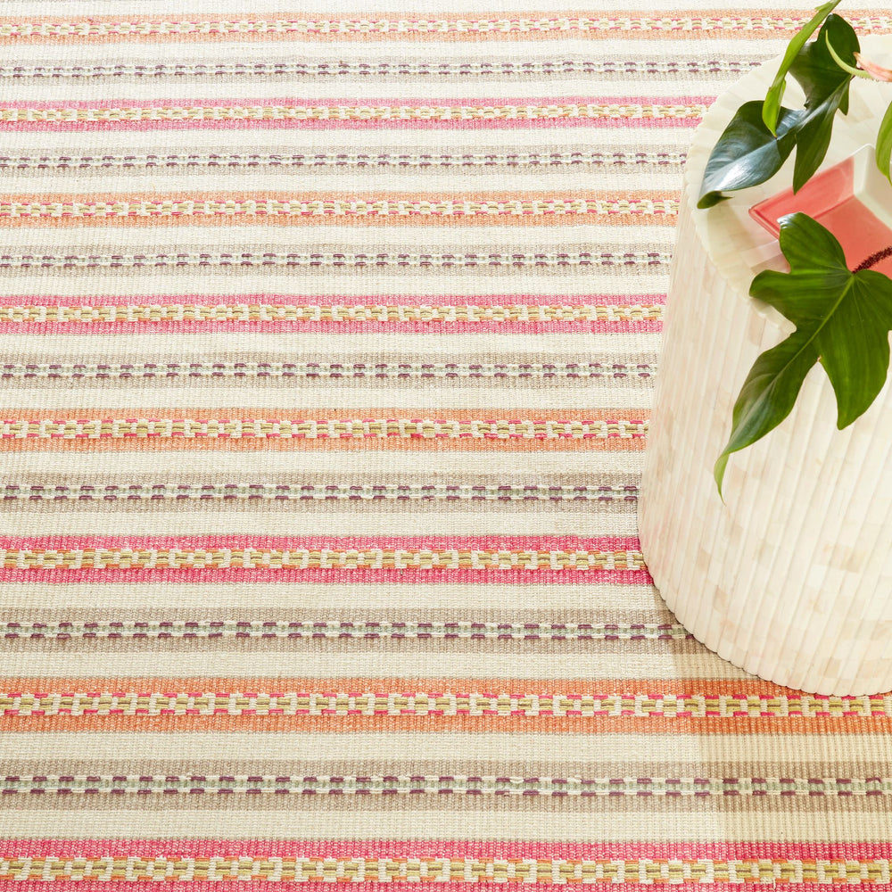 Long Slade Spice Handwoven Cotton Rug Rug By Annie Selke