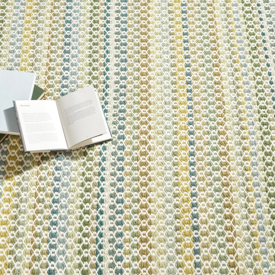 Poppy Moss Handwoven Wool Rug Rug By Annie Selke